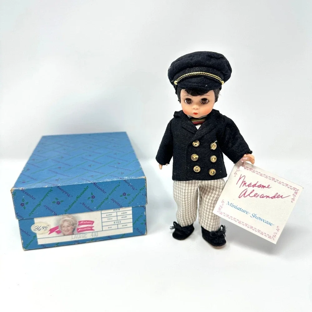 Vintage Madame Alexander Laurie Doll #410 Miniature‎ Showcase w Box